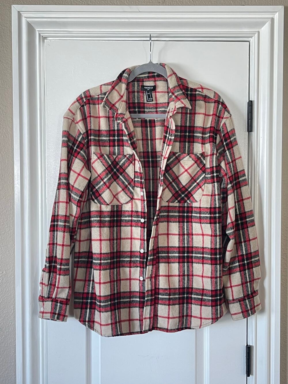 Men’s Forever 21 Wool Plaid Shirt Small